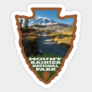 Mount Rainier National Park arrowhead Sticker